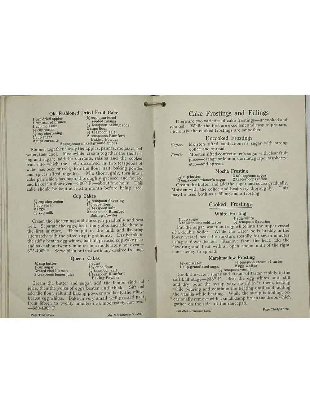 1920s Rumford Baking Powder Cookbook: Vintage Kitchen Recipes